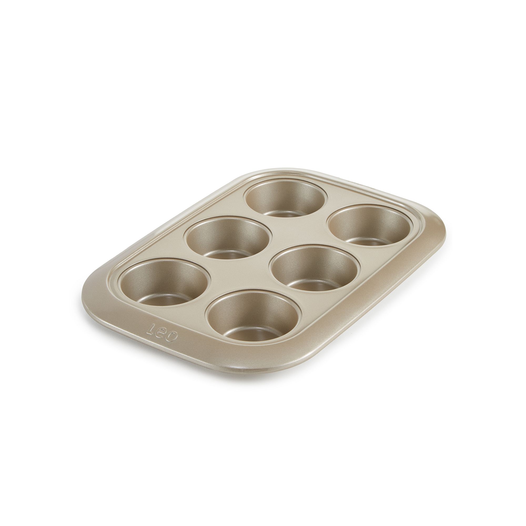 BergHOFF Balance Nonstick Carbon Steel 12-cup Cupcake Pan, Beige