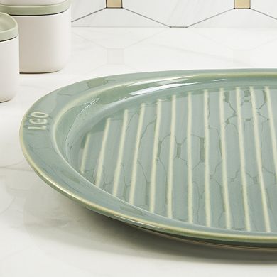 BergHOFF Balance Stone 15.75" Ribbed Pizza Tray