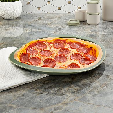 BergHOFF Balance Stone 15.75" Ribbed Pizza Tray