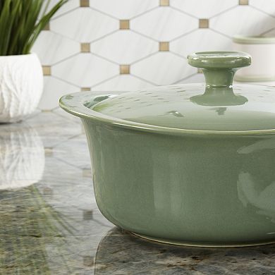 BergHOFF Balance Stone 9.5" 4.5-qt Casserole Baking Dish With Stone Cover
