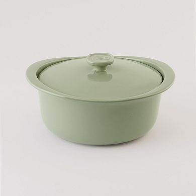 BergHOFF Balance Stone 9.5" 4.5-qt Casserole Baking Dish With Stone Cover