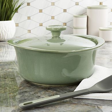 BergHOFF Balance Stone 9.5" 4.5-qt Casserole Baking Dish With Stone Cover