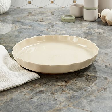 BergHOFF Balance Stone 11", 1.59-qt Rippled Pie Dish