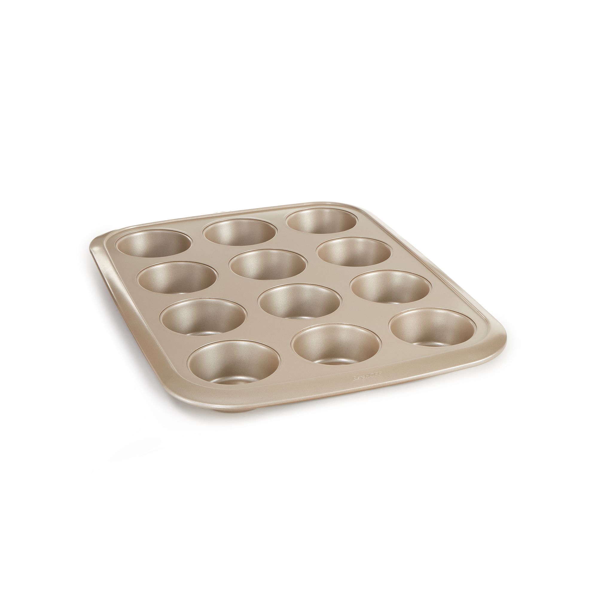 BergHOFF Balance Nonstick Carbon Steel 12-cup Muffin Pan, Beige