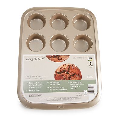 BergHOFF Balance Nonstick Carbon Steel 12-cup Muffin Pan