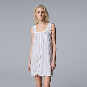 Women's Simply Vera Vera Wang Plain Weave Chemise