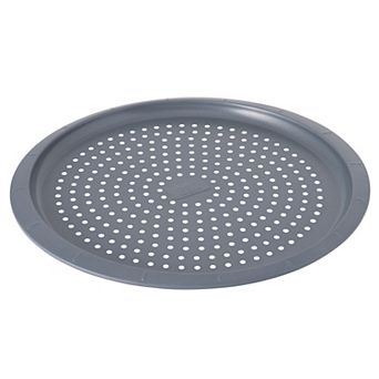 BergHOFF GEM Nonstick Carbon Steel Round Perforated Pizza Pan