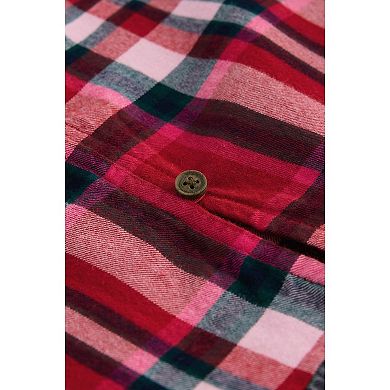 Girls 4-12 NEXT Long Sleeve Plaid Dress