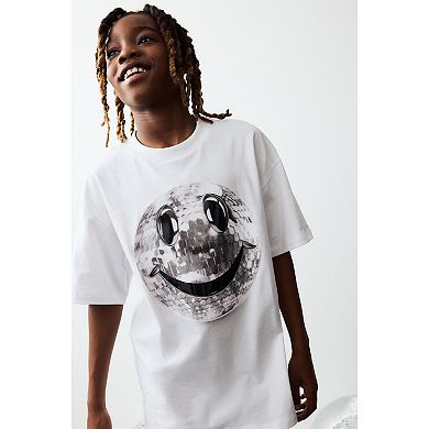 Kids 4-12 NEXT Disco Ball Sparkly Tee