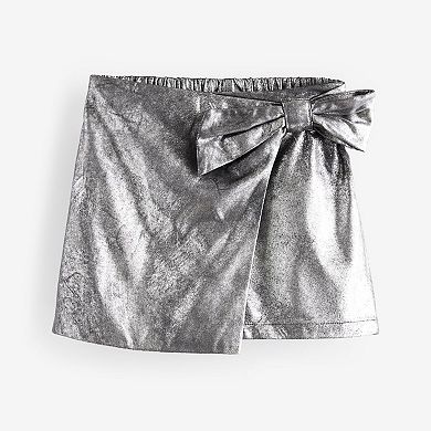 Girls 4-12 NEXT Silver Skort