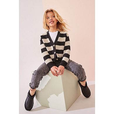 Girls 4-12 NEXT Heavyweight Boxy Cardigan