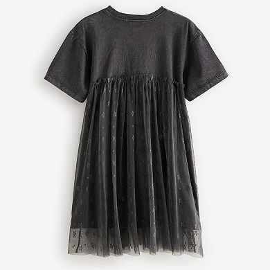 Girls 4-12 NEXT Black Lace Dress