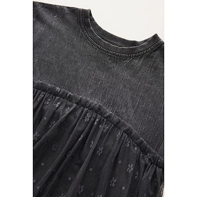 Girls 4-12 NEXT Black Lace Dress