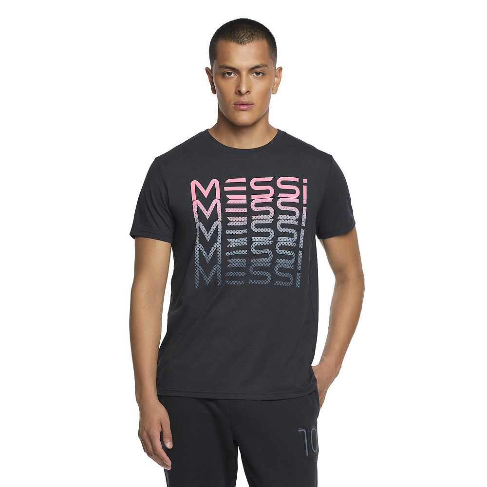 Men's Messi Name Stack Graphic Tee