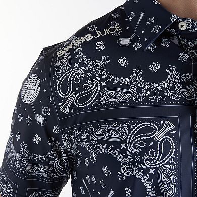 Men's SwingJuice Golf Bandana Polo