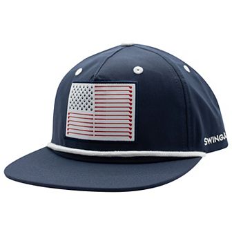 Adult SwingJuice Golf Flag Active Rope Snapback Hat