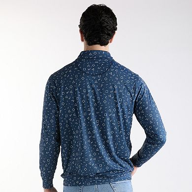 Men's SwingJuice Memphis Geometric Golf Quarter Zip Pullover
