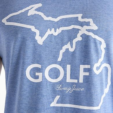 Men's SwingJuice Golf Michigan T-Shirt
