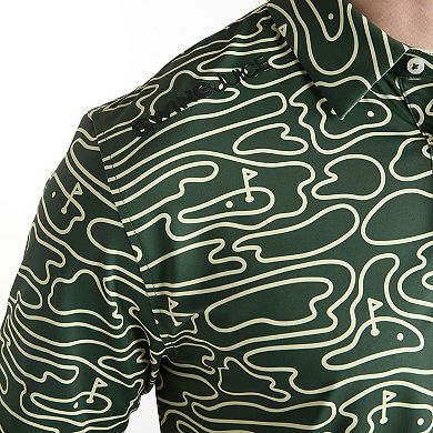 Men's SwingJuice Golf Rhythmic Lines Polo