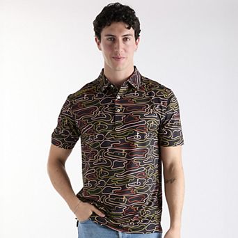 Men's SwingJuice Golf Rhythmic Lines Polo