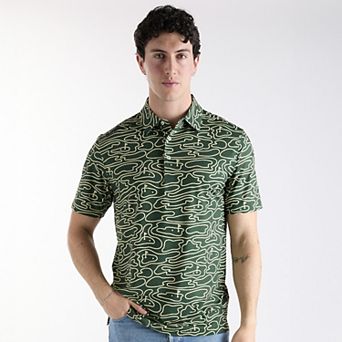Men's SwingJuice Golf Rhythmic Lines Polo