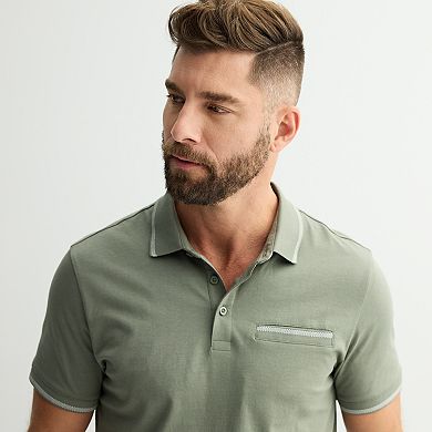 Men's Apt. 9® Short Sleeve Tipped Polo