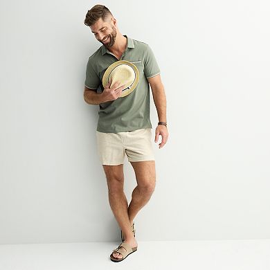 Men's Apt. 9® Short Sleeve Tipped Polo