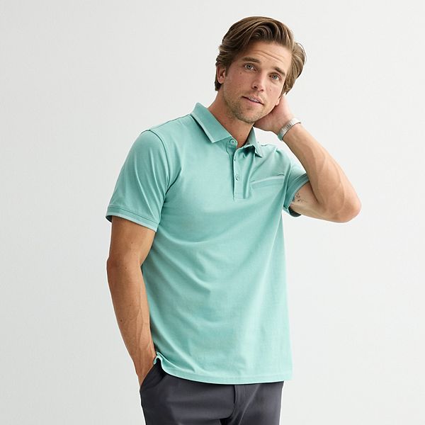 Men's Apt. 9® Short Sleeve Tipped Polo