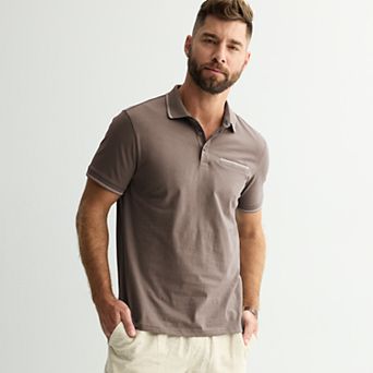 Men's Apt. 9® Short Sleeve Tipped Polo