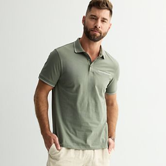 Men's Apt. 9® Short Sleeve Tipped Polo