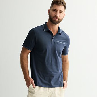 Men's Apt. 9® Short Sleeve Tipped Polo