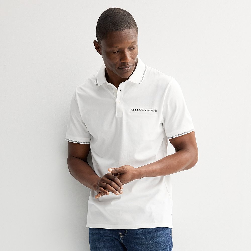 Men's Apt. 9® Short Sleeve Tipped Polo
