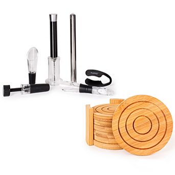 BergHOFF Wine Set with Coasters 12 pc