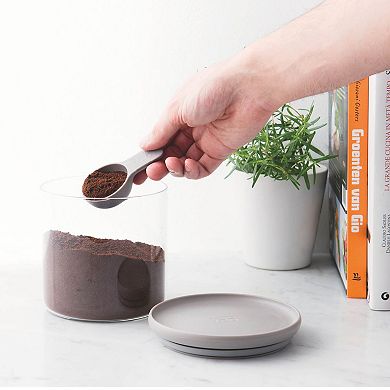 BergHOFF Leo Glass Food Container and Scoop 5-Piece Set