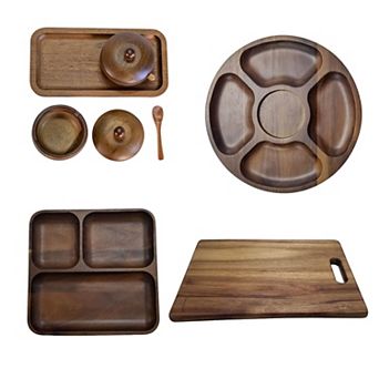 BergHOFF Acacia Wood Complete Serving Set 6 pc