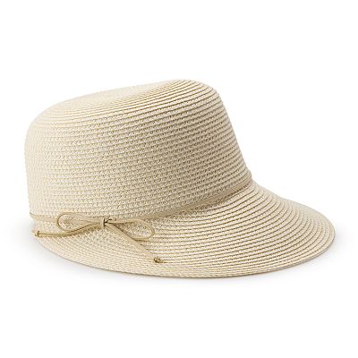 nine west | minimalist neutral cream coastal straw travel hat Nine West Straw Casual Hats for Women for sale | eBay main image 4