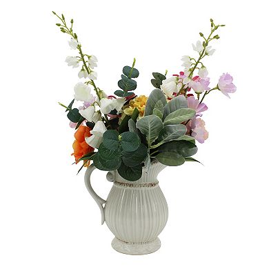 Faux Multi Mixed Summer Floral Arrangement