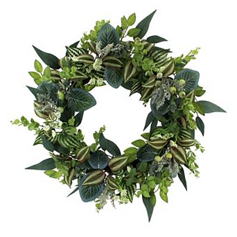 Everyday Decor Artificial Tropical Greenery Wreath