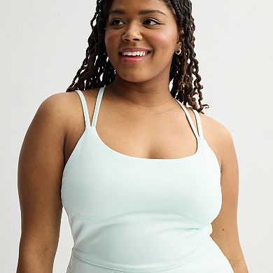 Juniors' Plus SO® Sporty Double-Strap Dress