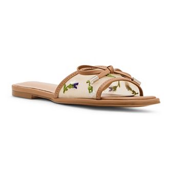 Madden Girl Jean Women's Slip-On Bow Accent Sandals