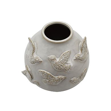 Seabird Ceramic Vase