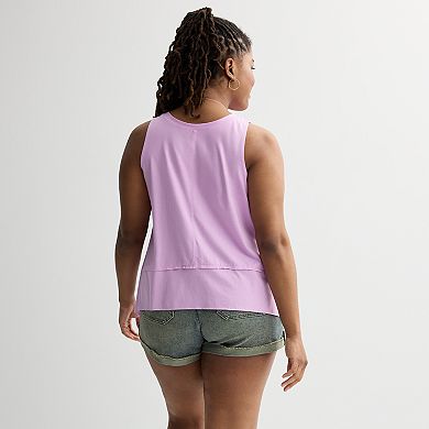 Juniors' Plus Size SO® Relaxed Tank Top