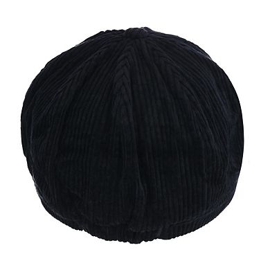 David & Young Women's Corduroy Cabbie Hat with Buttons