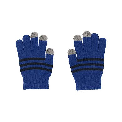 Grand Sierra Kids' One Size Striped Touchscreen Winter Glove