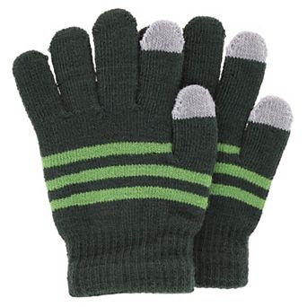 Grand Sierra Kids' One Size Striped Touchscreen Winter Glove