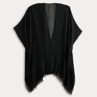 Women's Sonoma Goods For Life® Solid Open Weave Ruana