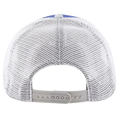 Men's '47 Royal Los Angeles Dodgers Gridiron Super Stripe Relaxed Trucker Hitch Adjustable Hat