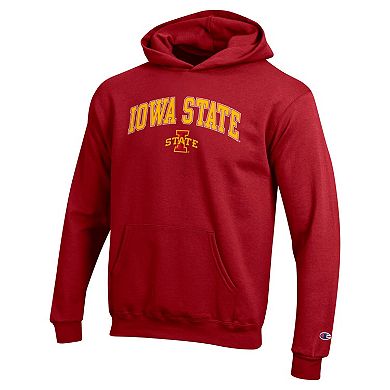 Youth Champion Cardinal Iowa State Cyclones Campus Pullover Hoodie