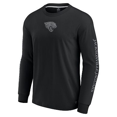 Unisex Fanatics Black Jacksonville Jaguars Elements Strive Long Sleeve T-Shirt