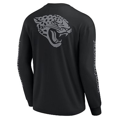 Unisex Fanatics Black Jacksonville Jaguars Elements Strive Long Sleeve T-Shirt